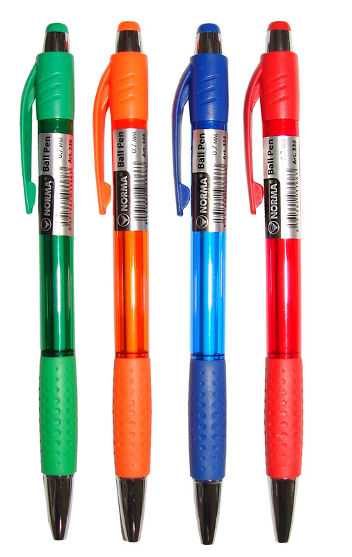 Ручка кулькова NORMA CAROLINA (336N), автоматична, чорнила сині